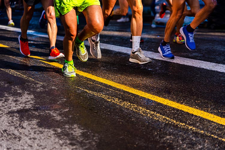Marathon Läufer