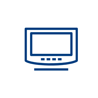 Flachbildfernseher mit Digital-TV  und Radio
