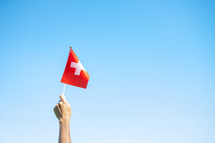 Bild zeigt Schweizer Flagge